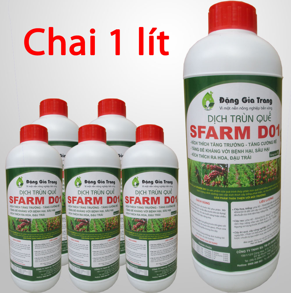 Dịch trùn quế Sfarm D01 1000ml